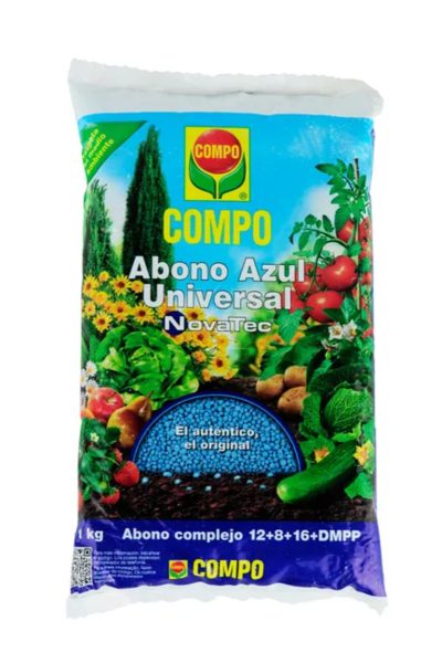 COMPO meststof blauw universeel 1Kg novatec korrelig