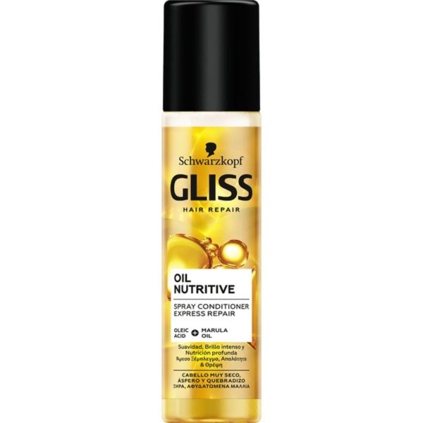 Balsamo Oil Nutrive Expres Bifásico Spray 200 ml Gliss
