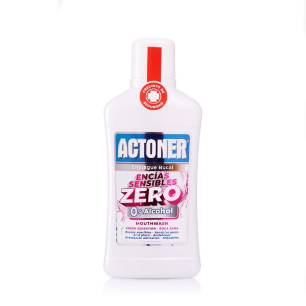 Actoner Enjuague Encías Sensibles Zero 0% Alcohol 500 Ml