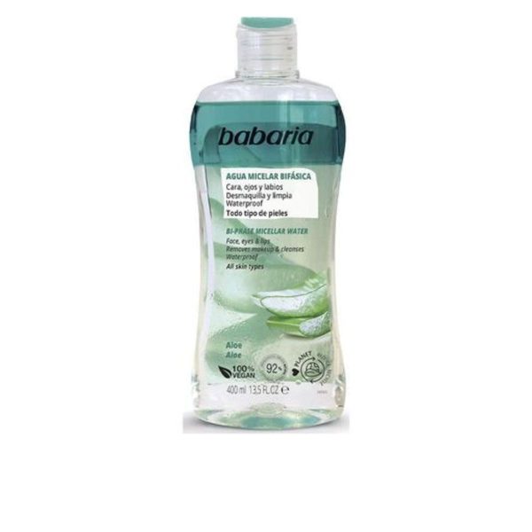 Agua Micelar Bifásica Aloe 400 ml Babaria