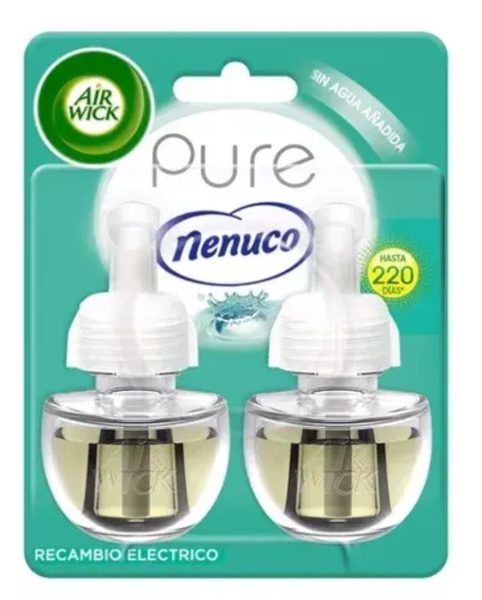 Air Wick Pure Recarga ambientador aroma Nenuco 2 unid