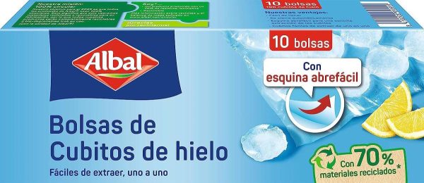 Albal Borse cubetti ghiaccio 10 ud