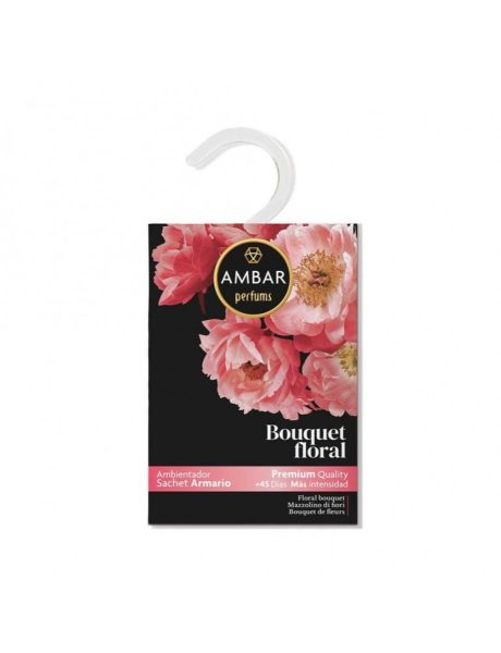 Âmbar Ambientador armário aroma bouquet floral 1 bolsinha