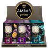 Ambar Perfums Calidad Premiun Pack flor perfumada 3 aromas x 3 ud