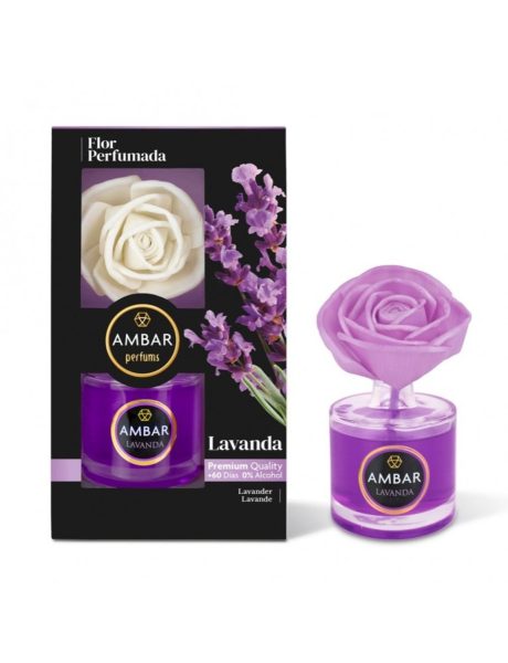 Ambientador Ambar Flor Difusora Lavanda 75 Ml