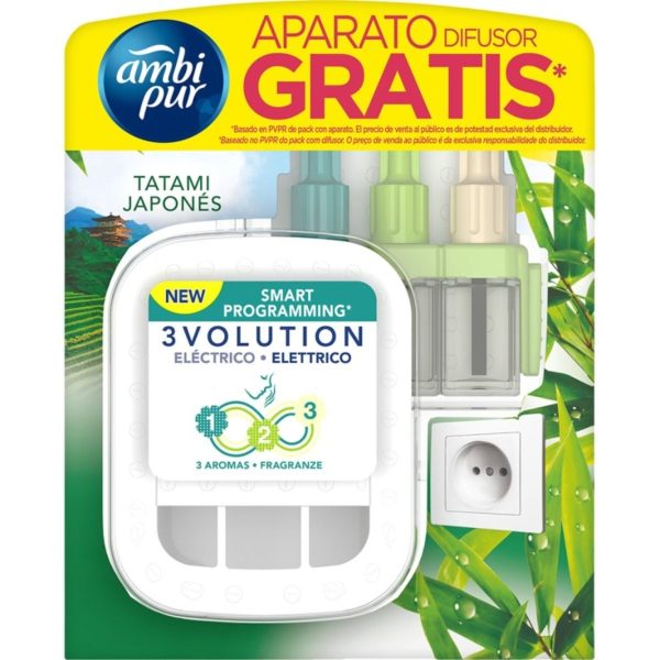 Ambientador Ambi Pur 3 Vol Recambio Japan Tatami + Aparelho Grátis