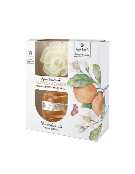 Ambientador Flor Difusor Água Fresca Azahar 60 ml Âmbar