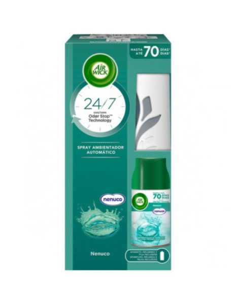 Ambientador Freshmatic Aplicador + Recarga Nenuco Airwick