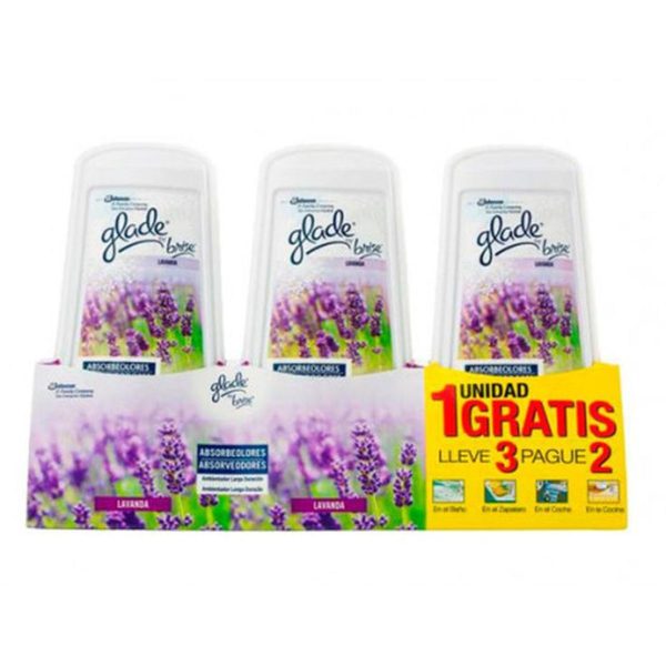 Diffuseur Glade Absorbeolores Lavande 3X2 Brise