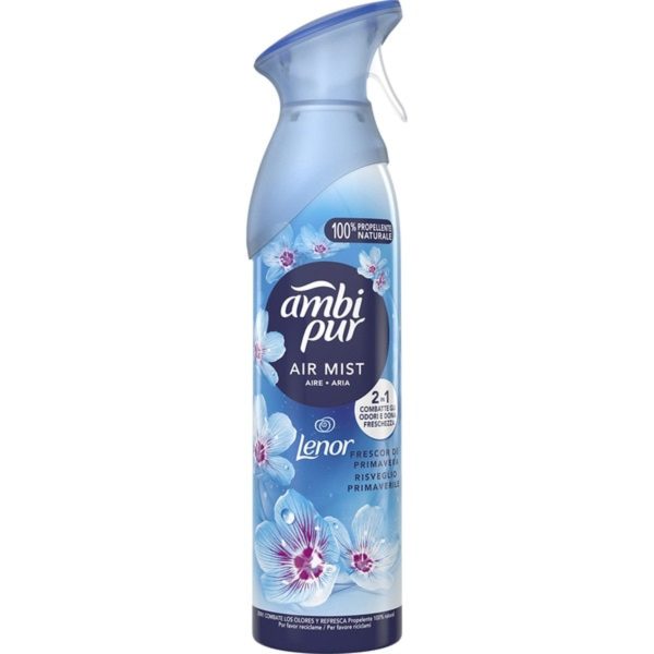 Ambipur Ambientador Spray Frescor Primavera Lenor 185 Ml