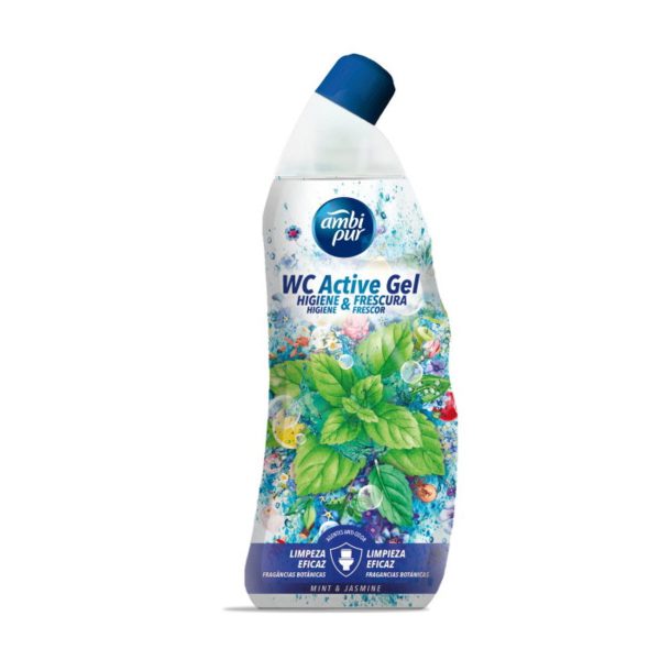 Ambipur Nettoie WC Bleu et Jasmin 750 Ml