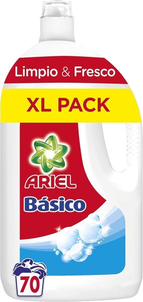 Ariel Detergent Flydende Basis 70 Vask Ren og Frisk 70 L
