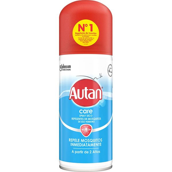 Autan Care Muggenafweermiddel Spray Droog 100 ml