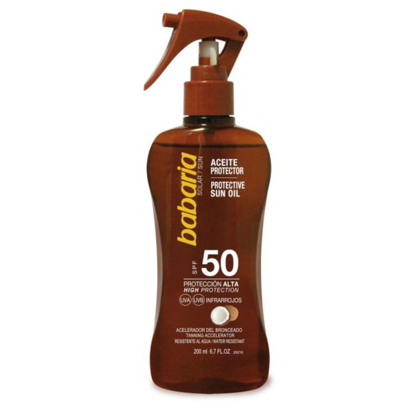 Babaria Olie Zonnebrandcrème 200 ml Spf 50