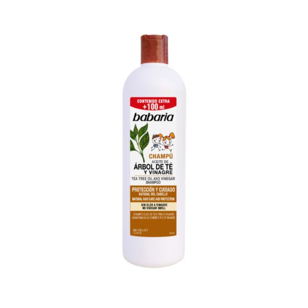 Babaria Shampooing huile d'arbre à thé et vinaigre enfants 700 ml
