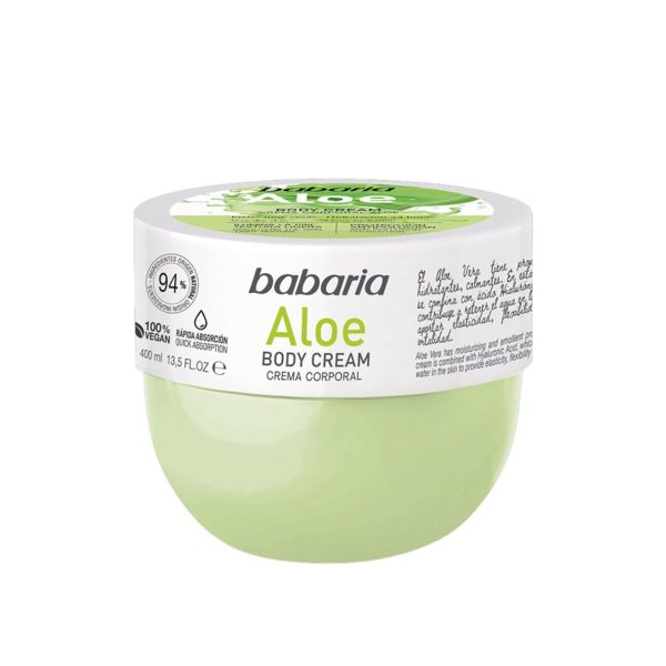Babaria Körpercreme 400 ml Glas Aloe