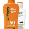 Babaria Leche Bronceadora 200 ml Spf 50 Aloe Vera Spray + After sun 100 ml