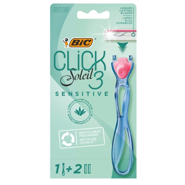 Bic machine Click Soleil+2 Re*Vervangingen (gevoelig)