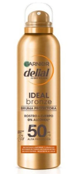 Bruma beschermende onzichtbare ideaal brons SPF50 150 ml Delial