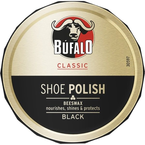 Búfalo Crema Calzado Lata 75 ml Schwarz