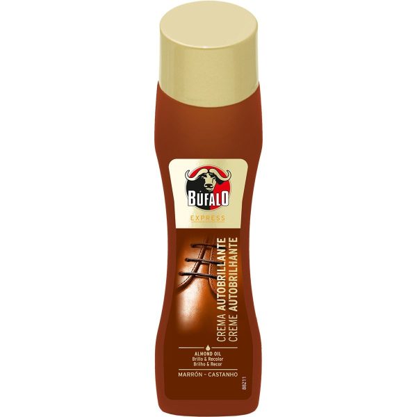 Buffalo Crème Met Zelfglanzende Applicator Bruin 50 ml