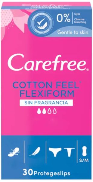 CAREFREE protege slips flexiform 30 stuks
