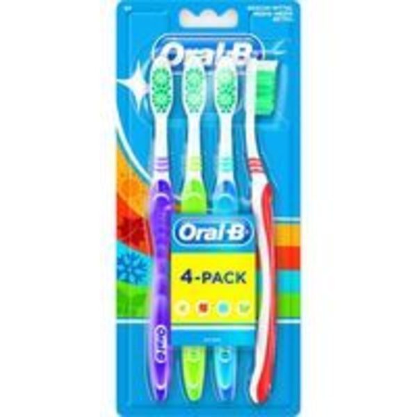 Handtandenborstel D ORAL-B shiny clean 4 stuks