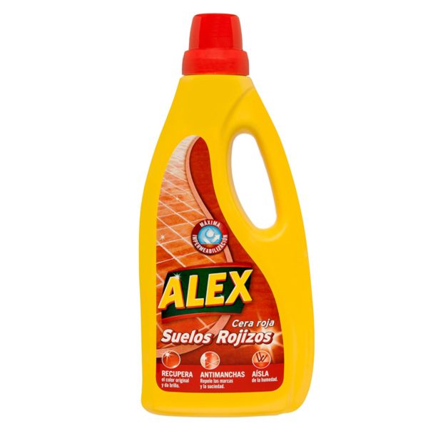 Cera Alex 750 ml Vermelha Pisos Vermelhos