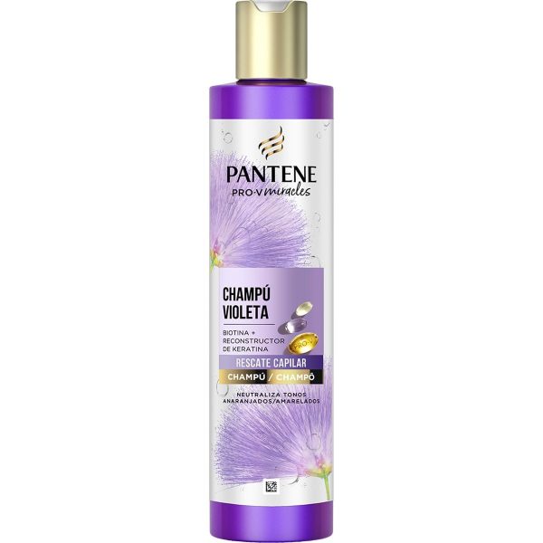 Shampooing Pantene Violet 250 ml – Sans Sulfates