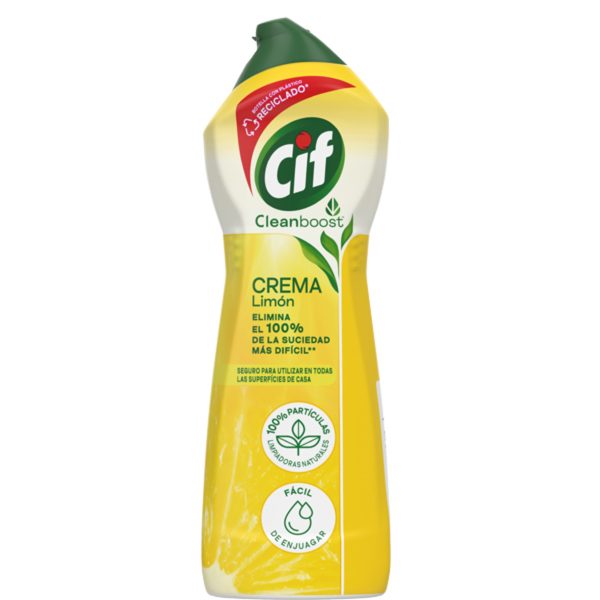 Cif Cleanboost Reiniger crème citroen 750 ml