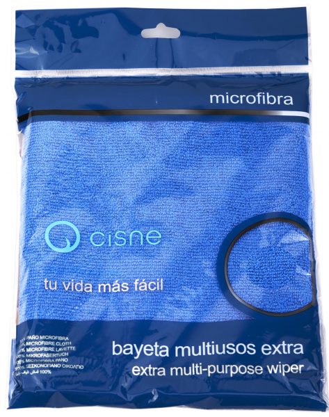 Cisne Dweil microvezels blauw 38 × 40 cm 1 st