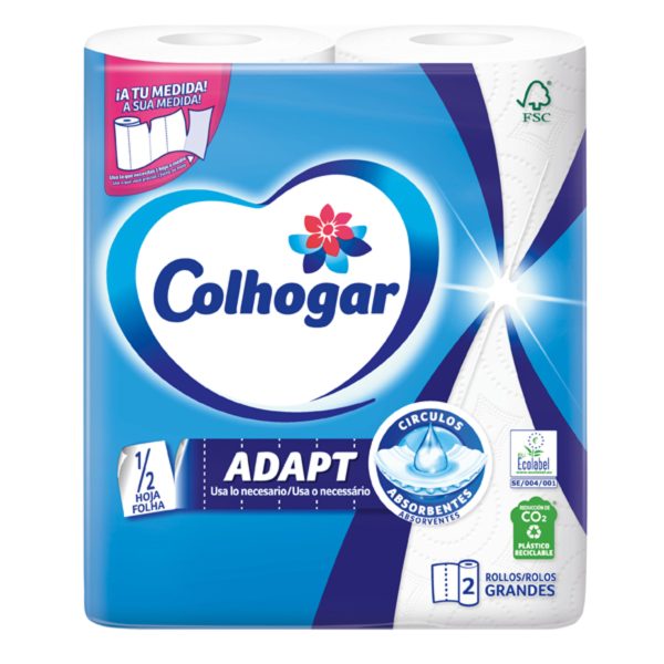 Colhogar Adapt Ρολό χαρτί μεγάλο 2 ud