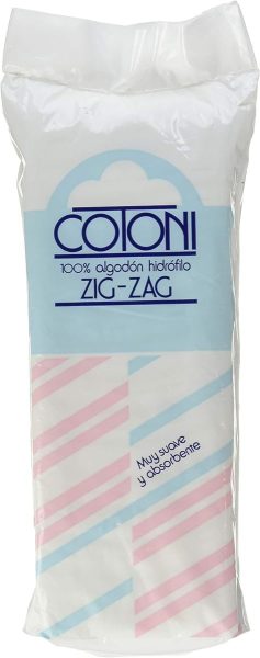Cotoni Baumwolle Hydrophil Zig-Zag 100 g