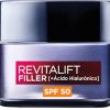 Crema Loreal Revitalift Filler Hyaluronzuur Dag pot 50 ml Pot