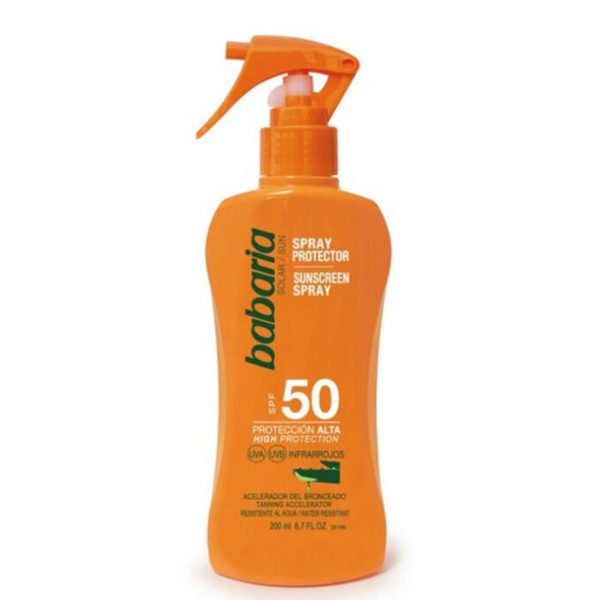 Zonnecrème Aloe SPF50 Spray 200 ml Babaria