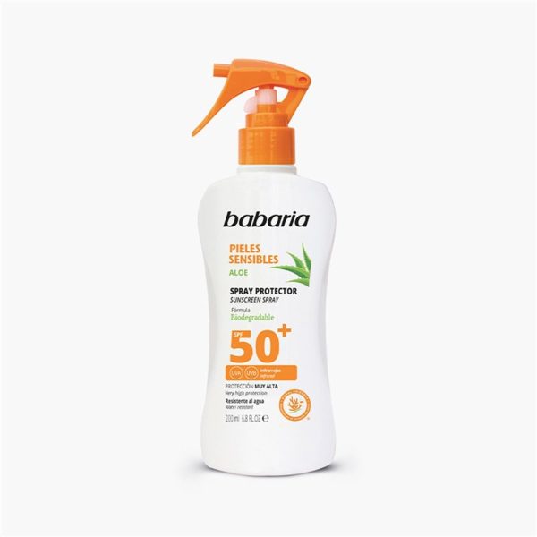 Zonnecrème Gevoelige Huid Spray SPF50 200 ml Babaria
