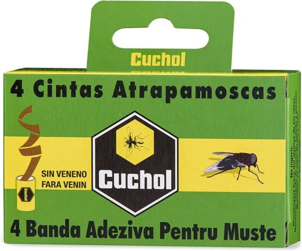 Cuchol Cintas Atrapamoscas 4ud