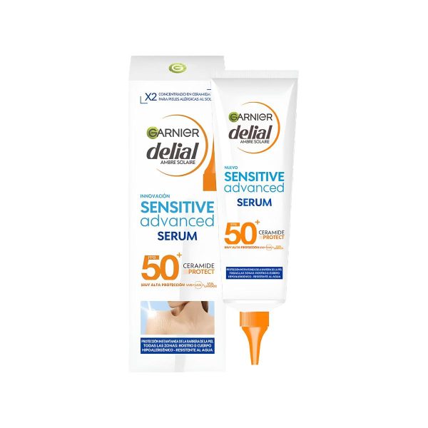 Delial Sensitive Advanced Sérum 125 ml Protector solar FPS50+ corporal Garnier