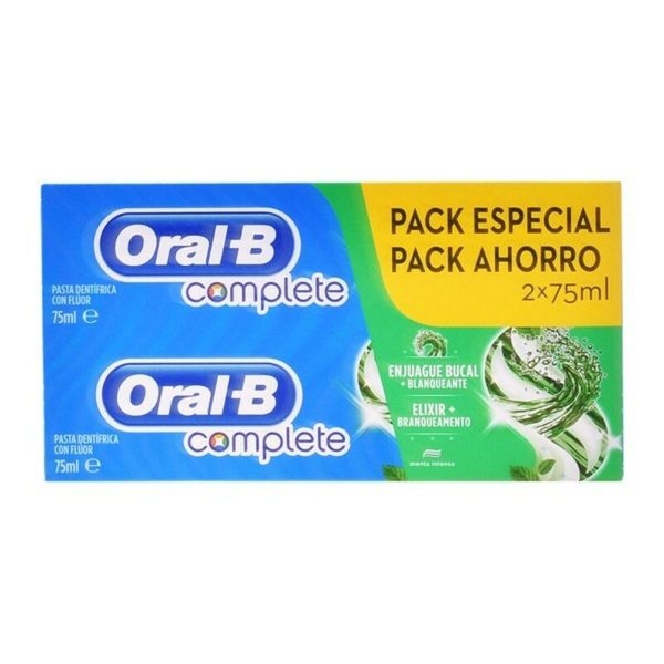 Dentifrice Oral-B Complete 75 ml. Double Rinçage + Blanchissant
