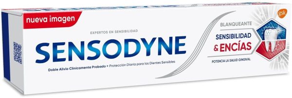 Creme Dental Sensodyne Sensibilidade Clareadora Gengivas 75 ml