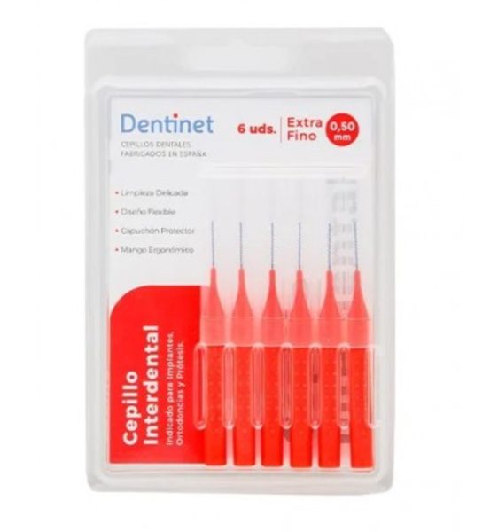 Dentinet Interdentale Borstel extrafijn 0,5 mm PHD 0,9 – 6 st