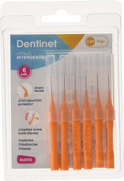 Dentinet Δοντιόβουρτσα Διαμεσοδόντια λεπτή 0.60 mm Phd 1.0 – 6 τεμ