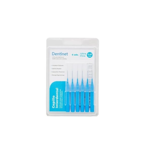 Dentinet Interdentale Borstel ultra fijn 0,45 mm 6 eenheden