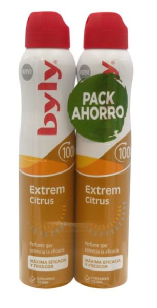 Desodorante Extrem Citrus Spray 200+ 200 ml Byly