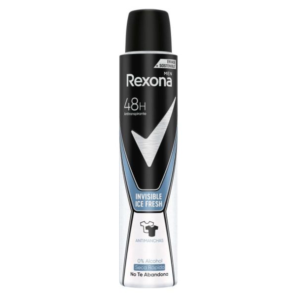 Desodorante masculino invisível REXONA spray 200 ml 48h