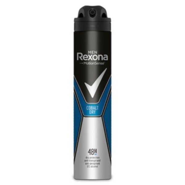 Desodorante REXONA masculino cobalt 200 ml 48h
