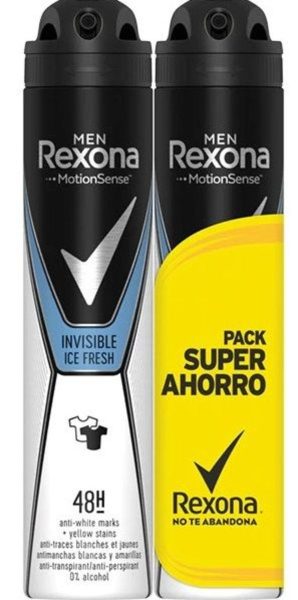 Desodorante REXONA MEN invisível spray DUPLO 200 ML 48h