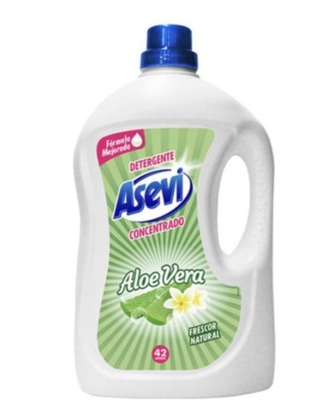 Detergente Asevi Aloe Vera 44  Lavados 2400 ml