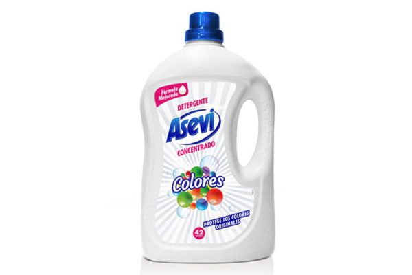 Detergente Asevi Colores 44  Lavados 2400 ml