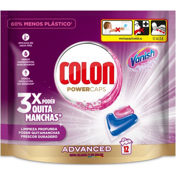 Detergente Colon 12 Cápsulas Vanish